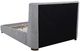Coaster® Rennes Gray Eastern King Upholstered Wingback Panel Bed-4