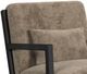 Elements International Marina Brushed Espresso/Langley Cocoa Accent Chair-1