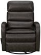 BarcaLounger® Nick Ryegate-Gray Manual Swivel Glider Recliner-2