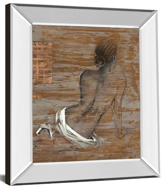 Classy Art Vivenne by Saro Mirror Framed Wall Art-0