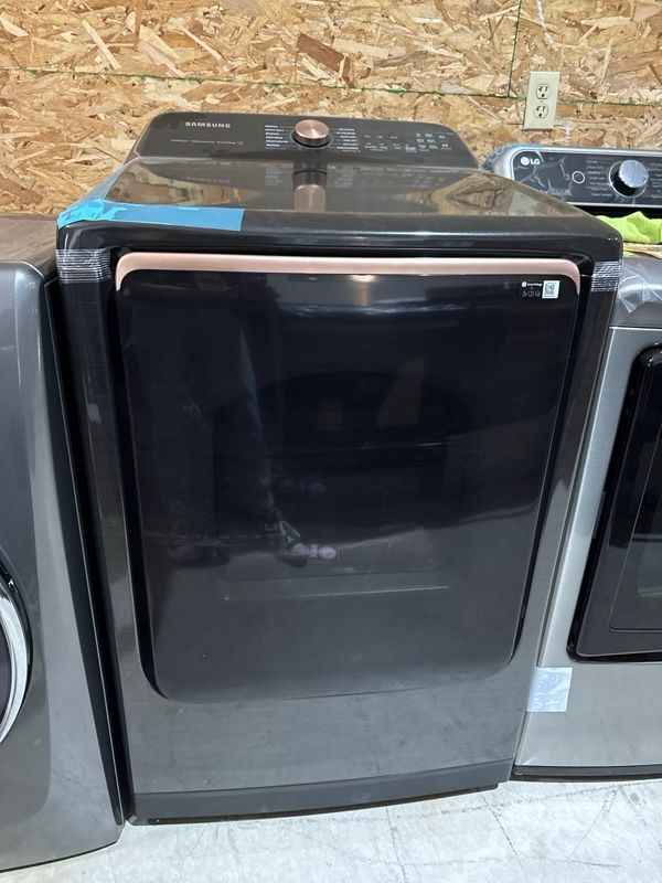 Clearance Samsung 7.4 Cu. Ft. Brushed Black Electric Dryer-0
