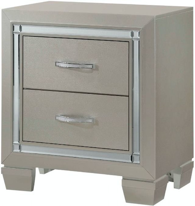 Elements International Platinum 3-Piece Champagne Full Youth Bedroom Set-3