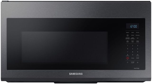 Samsung 1.7 Cu. Ft. Fingerprint Resistant Black Stainless Steel Over the Range Convection Microwave-0