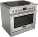 Fulgor Milano® Evoque 400 Series 36” Stainless Steel Pro Style Induction Range with Chrome Trim-0