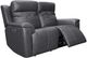 Flexsteel® Amelia Charcoal Power Reclining Loveseat with Power Headrest and Lumbar-2