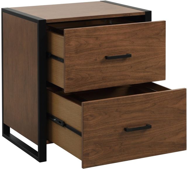 Homelegance® Sedley Rustic Black/Walnut File Cabinet-3