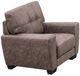 Mazin Furniture Misha Brown Leather Chair-0