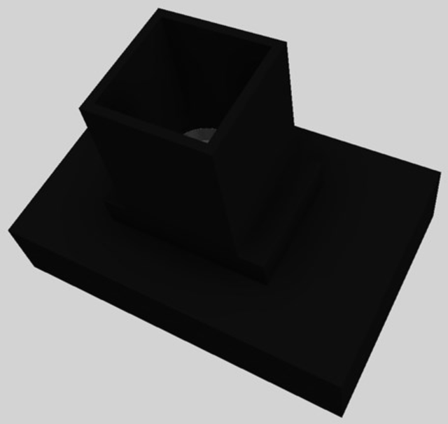 Vent-A-Hood® 42" Black Contemporary Island Range Hood-3
