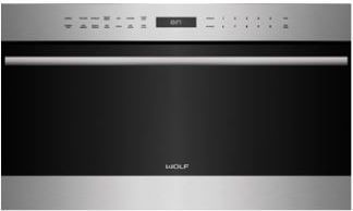 Wolf® E Series Transitional 1.6 Cu. Ft. Stainless Steel Built In Drop-Down Door Microwave Oven