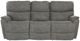 La-Z-Boy® Trouper Charcoal Power Reclining Sofa with Headrest-2