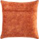 Surya Collins Burnt Orange 20"x20" Toss Pillow with Polyester Insert-2