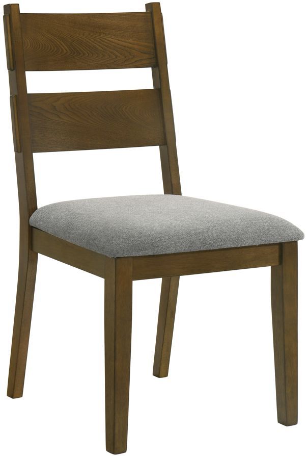 Crown Mark Everly Brown/Gray Upholstered Dining Chair-0