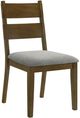 Crown Mark Everly Brown/Gray Upholstered Dining Chair-0
