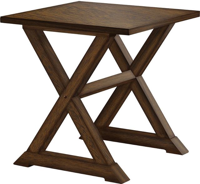 Monarch Specialties Inc. Walnut End Table-0