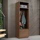 Linon Maxton Walnut Hall Tree-1