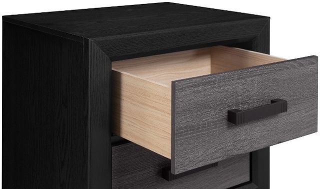Global Furniture USA Lisbon Gray/Black Nightstand-1