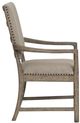 Magnussen Home® Claremont Smokey Taupe Upholstered Dining Arm Chair-2