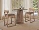International Furniture Direct Balam Brown Bistro Bar-1