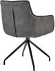 Armen Living Noah 2-Piece Charcoal Dining Chairs-3