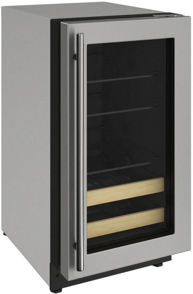U-Line® 2000 Series 3.4 Cu. Ft. Stainless Steel Beverage Center-0