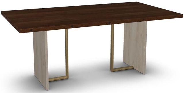 Amisco Customizable Zoel Dining Table with Decorative Bolts-2