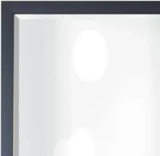 Stylecraft Black Beveled Framed Wall Mirror-1