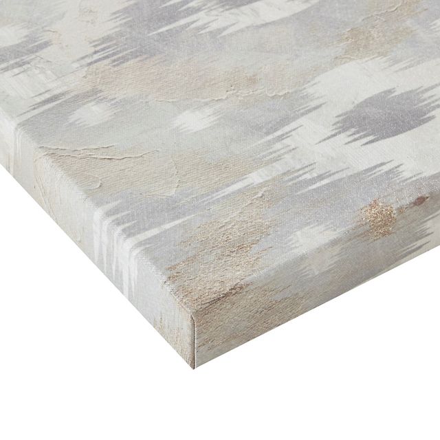 Olliix by Madison Park Watercolor Ikat Taupe 3 Pieces Taupe Gallery Art Set-2