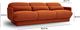 TOV Furniture Azalea Rust Sofa-2