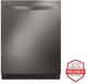 LG 24" Black Stainless Steel Top Control Built In Dishwasher-2