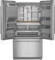 KitchenAid® 36 in. 27.0 Cu. Ft. Stainless Steel with PrintShield™ Finish French Door Refrigerator-1