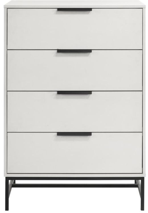 Coaster® Sonora White 4-drawer Bedroom Chest -1