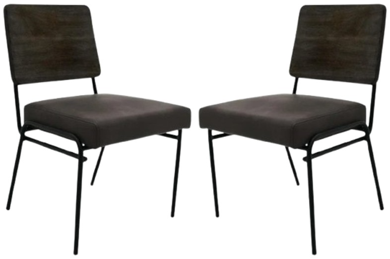 International Furniture Direct Balam Black Dining Chair