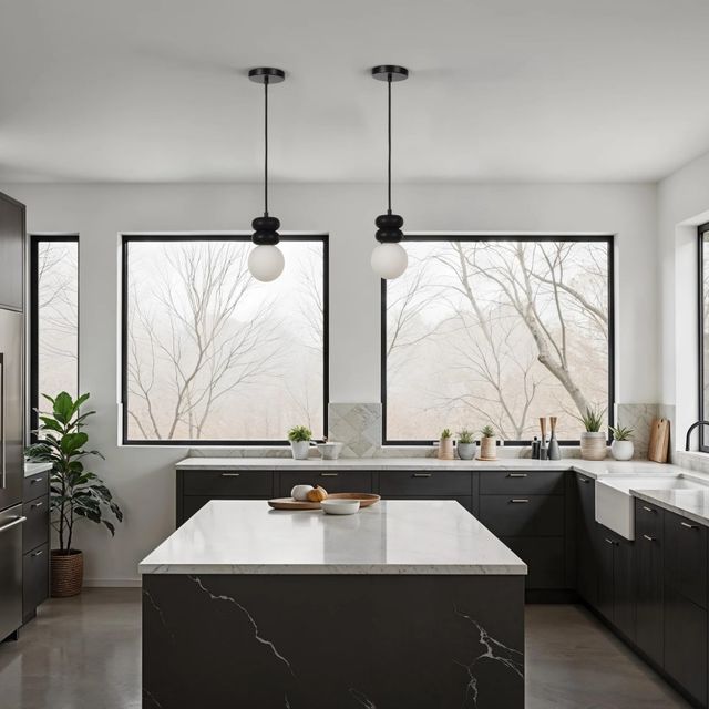 Renwil® Solene Black Pendant Light-1