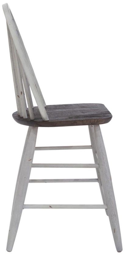 Liberty Furniture Farmhouse Brown/White Counter Chair-3