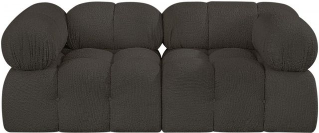 Meridian Furniture Ames 2-Piece Brown Sofa-1