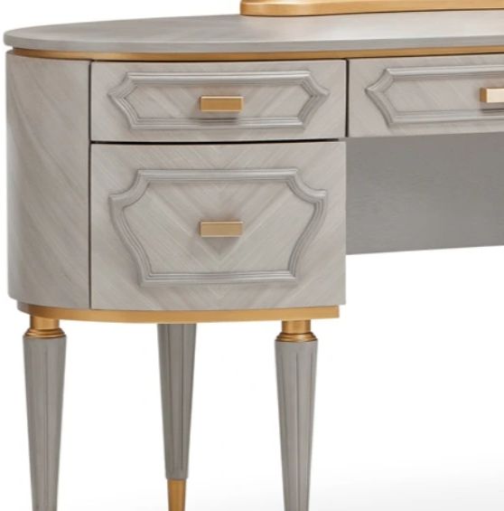 Michael Amini® St. Charles 2-Piece Dove Gray Vanity Set-1