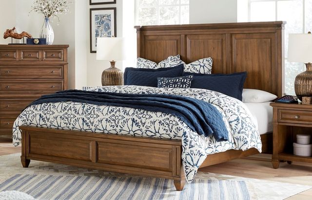 aspenhome® Thornton Sienna Queen Panel Bed-0