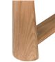 Classic Home Aston Natural Outdoor Round Coffee Table-4