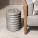 Classic Home Reva Dark Gray Concrete Outdoor End Table-1