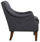 Homelegance® Stella Dark Gray Accent Chair-3