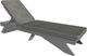 Unwasted® Reserve Gray Plastic Outdoor Lounge Chaise-1