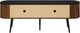 Monarch Specialties Inc. Black/Brown 72" TV Stand with Wood Look Doors-3