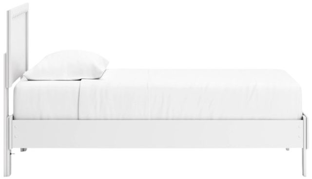 Signature Design by Ashley® Hallityn White Twin Panel Platform Bed-2