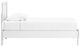 Signature Design by Ashley® Hallityn White Twin Panel Platform Bed-2