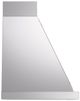 Ilve® Nostalgie II Noblesse 36" Stainless Steel Wall Mounted Range Hood with Brass Trim-2