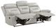 Homelegance® Laconia Silver Double Manual Reclining Sofa-4