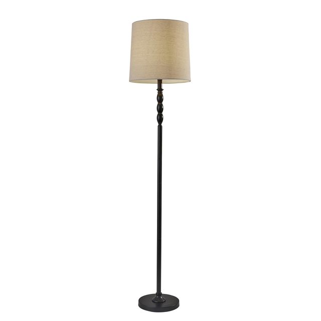 Adesso® Rodney Black Floor Lamp-0
