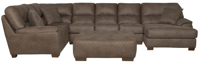 Jackson Furniture Royce 4-Piece Taupe Right Side Facing U-Shape Chaise Sectional-3