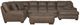 Jackson Furniture Royce 4-Piece Taupe Right Side Facing U-Shape Chaise Sectional-1