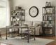 Homelegance® Millwood Weathered Natural Writing Desk with Rustic Black Legs-1